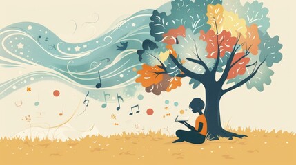 Creative Imagination Under a Tree of Inspiration