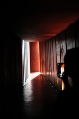 Moroccan architecture which capture light and shadow. Travel in Hua Hin