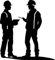 Engineering Duo Blueprint Bearer Emblem Architectural Partners Engineer Paper Icon