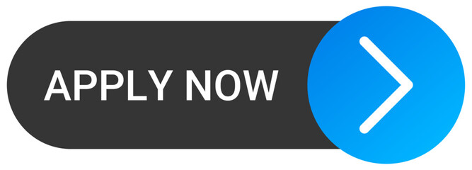 Apply now web UI button can be used for websites and apps. Vector illustration.