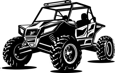 Off Road Connoisseur Sport Vehicle Logo Adventure Conqueror UTV Emblem Icon