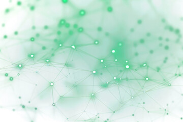 PNG Technology green digital background network mesh.