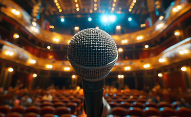 Stage Spotlight: Microphone in the Limelight - 785164893