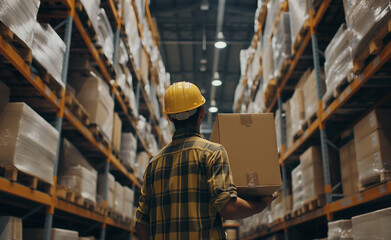 Logistics Worker in Retail Warehouse