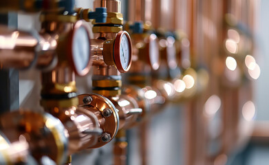 Heating Infrastructure: Modern Boiler Room Plumbing Services - 785169050