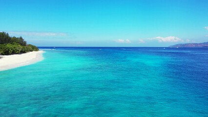 Fototapeta na wymiar Mesmerizing view of a beautiful seascape on a sunny day
