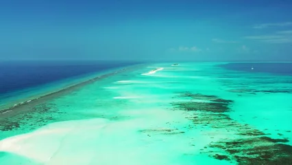 Fotobehang Aerial view of a beautiful seascape © Wirestock
