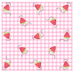 watermelon pattern wallpaper