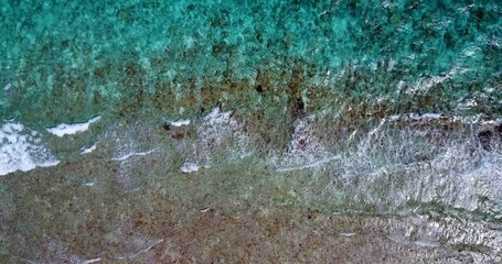 Beautiful turquoise water in the Maldives