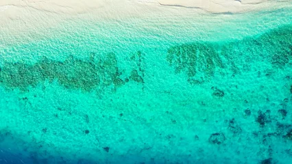 Foto op Plexiglas anti-reflex Beautiful view of a calm blue sea on sunny day in Asia © Wirestock