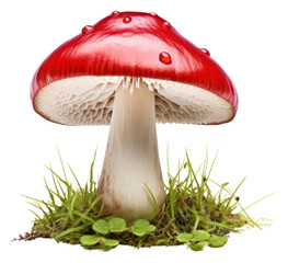 PNG  Poisonous mushroom fungus agaric plant - obrazy, fototapety, plakaty