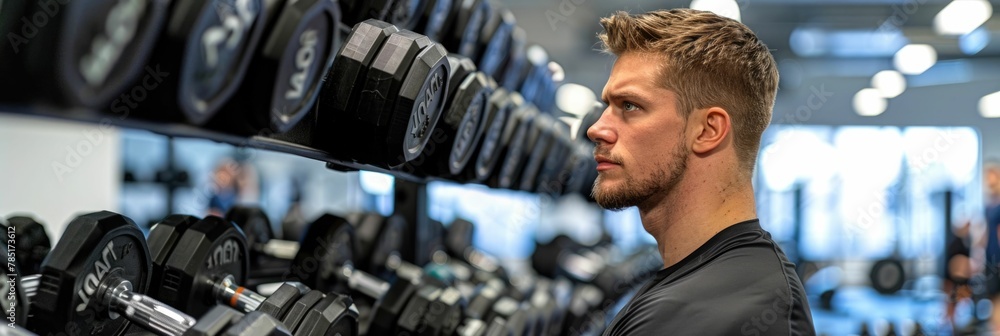 Poster dumbbell curls executed with precision and for fitness and muscle building