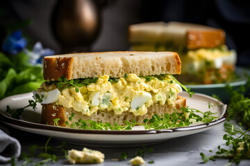 Egg Salad Sandwiches, Creamy and satisfying sandwiches made with a classic egg salad