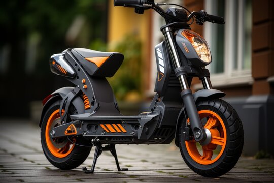 electric scooter rental in a modern technological city