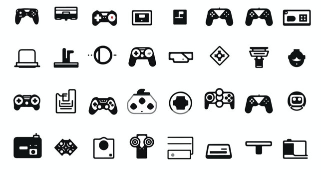 Game player icon or logo isolated sign symbol vector
