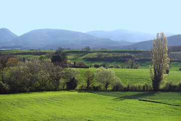 Obraz premium beau paysage de la Drôme