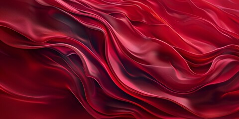 Red and orange swirls on a fiery red background. Striking abstract motif