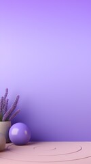 Lavender background, gradient lavender wall, abstract banner, studio room. Background for product display with copy space