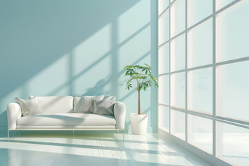 living room , sunlight