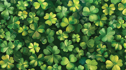 Happy Saint Patricks day green background. - obrazy, fototapety, plakaty