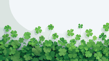 Happy Saint Patricks day green background. - obrazy, fototapety, plakaty