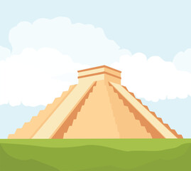 Chichen Itza mayan pyramid - 785199826