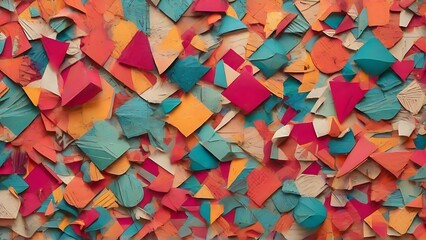 Colorful paper abstract texture background