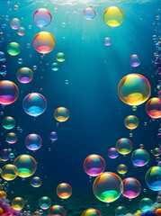 Bubbles. Generate AI.