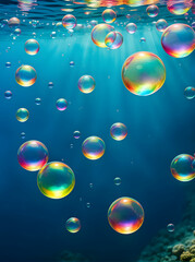 Bubbles. Generate AI.