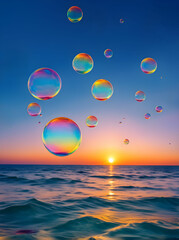 Bubbles. Generate AI.