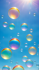 Bubbles. Generate AI.