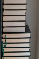 stack of books on top of each other