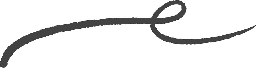 Swoosh hand drawn underlines. Swash and swish curly strokes. Squiggle calligraphic tails and dividers set. Vector decorative elegant flourish vintage elements. Wavy scroll swoop.