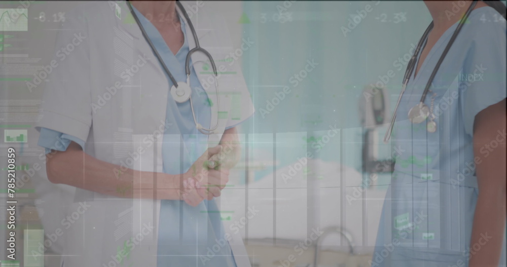 Poster image of statistics and data processing over diverse doctors