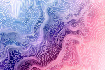 Fototapeta premium Gradient color wavy lines for background