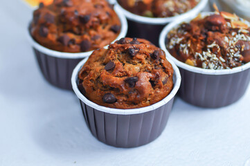 chocolate cake ,banana cake or cup cake