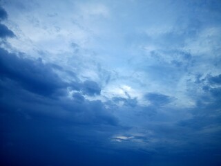 Blue Clouds in the Sky