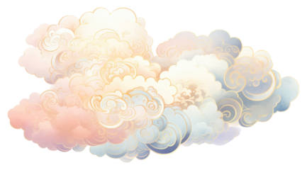 PNG One auspicious cloud backgrounds pattern art. AI generated Image by rawpixel.