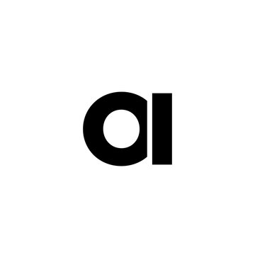 Letter O and I, OI logo design template. Minimal monogram initial based logotype.