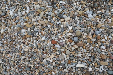 Small beach pebbles