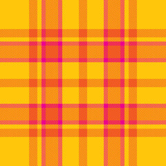 Plaid check pattern. Seamless fabric texture. Tartan textile print.