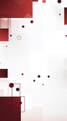 Maroon and white background vector presentation design, modern technology business concept banner template with geometric shape