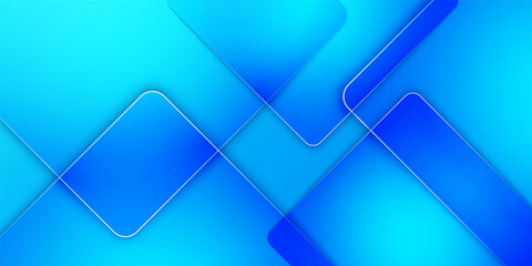 Abstract blue geometric background. Dynamic shapes composition. Cool background design for posters. Vector illustration. Basic RGB