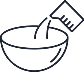 Cooking Isolated Vector Outline Sign for Websites and Apps. Editable stroke for different purpose