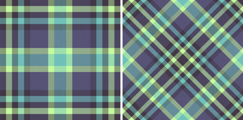 Check background texture of vector tartan plaid with a seamless textile pattern fabric.