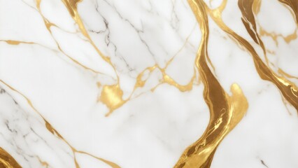 Premium luxury Brown White and gold marble background - obrazy, fototapety, plakaty