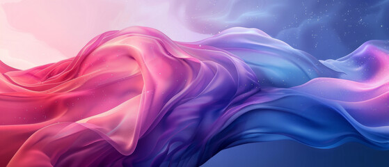 Obraz premium Vibrant and colorful abstract gradient design for wallpaper background illustration.