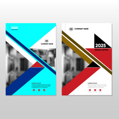 Red Vector annual report Leaflet Brochure Flyer template design, book cover layout design, abstract business presentation template, a4 size design
