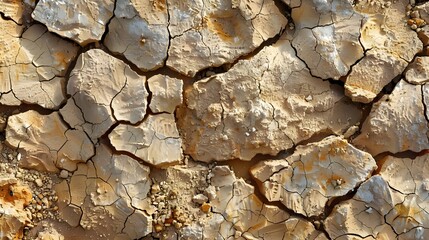 Parched Earth: A Stark Reminder of Climate Change #DesertTexture #GlobalWarmingBackground. Concept Climate Change, Desert Erosion, Environmental Impact, Conservation Efforts, Natural Disasters