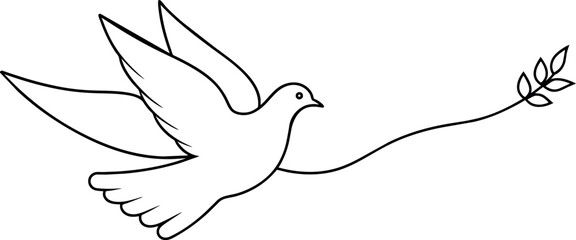 dove in hand